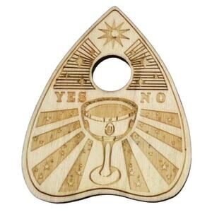 Wood Sphere Holder/Stand - Chalice - yes/no